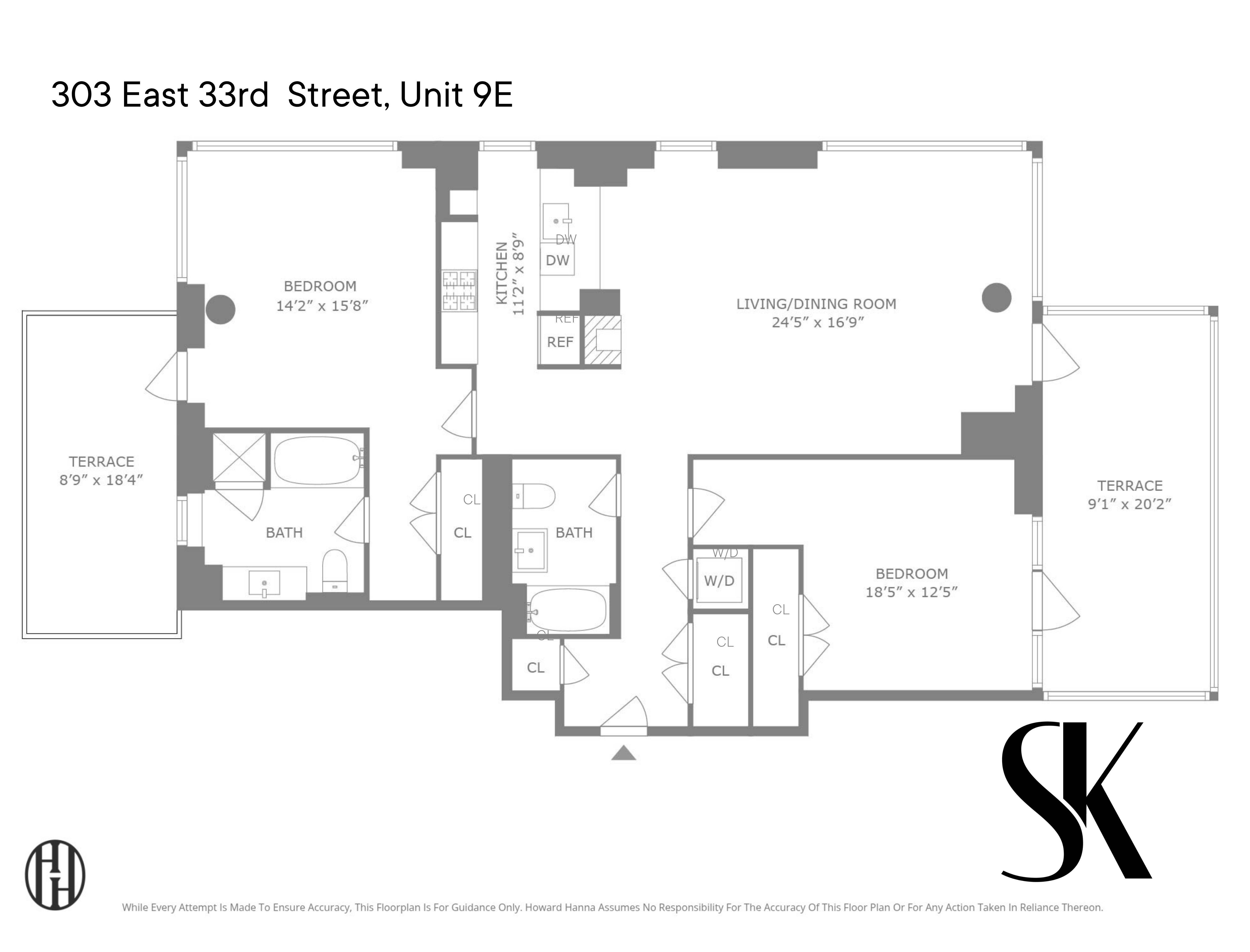 303 East 33rd Street 9E Kips Bay New York NY 10016
