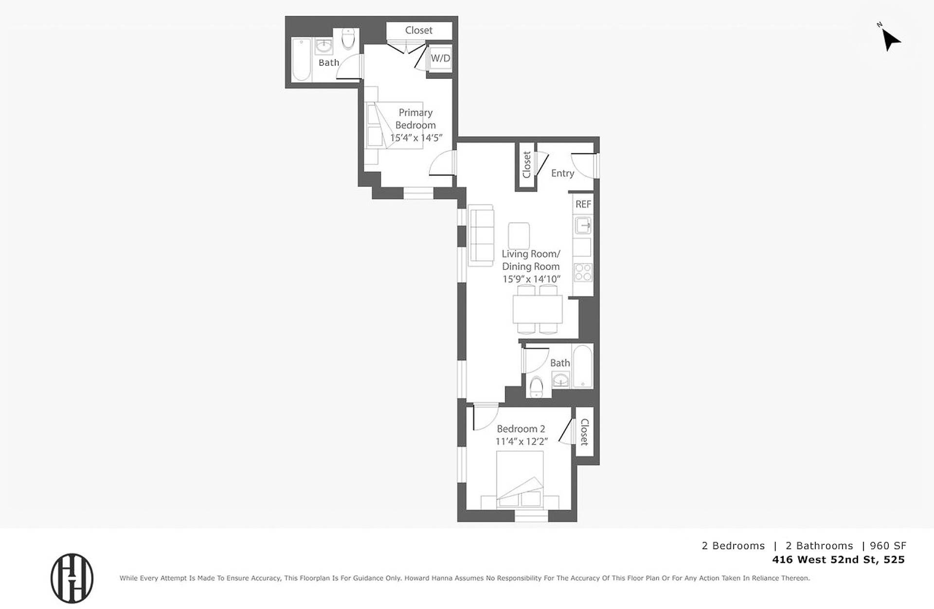 416 West 52nd Street 525 Clinton New York NY 10019