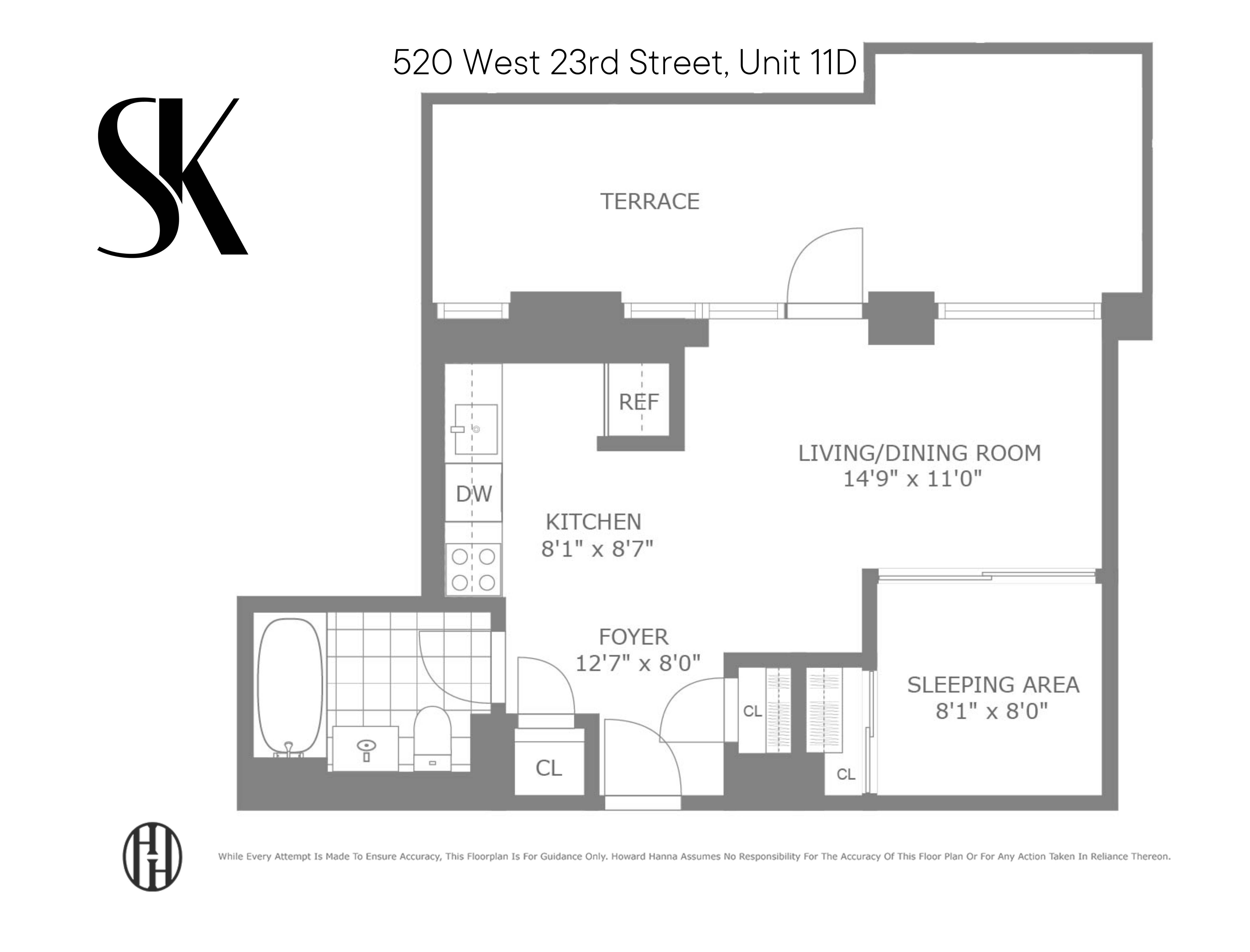 520 West 23rd Street 11D Chelsea New York NY 10011