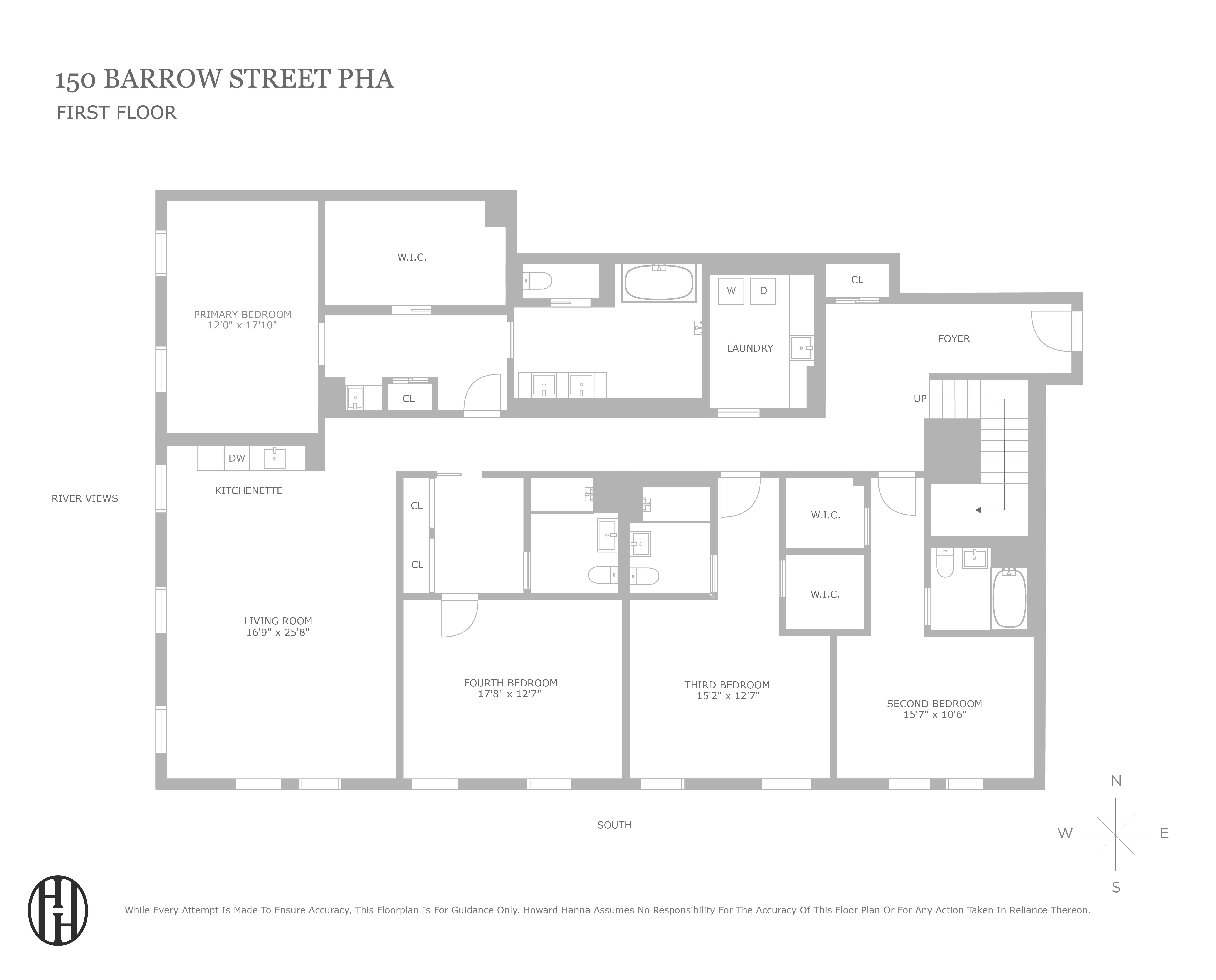 150 Barrow Street PENTHOUSE-1 W. Greenwich Village New York NY 10014