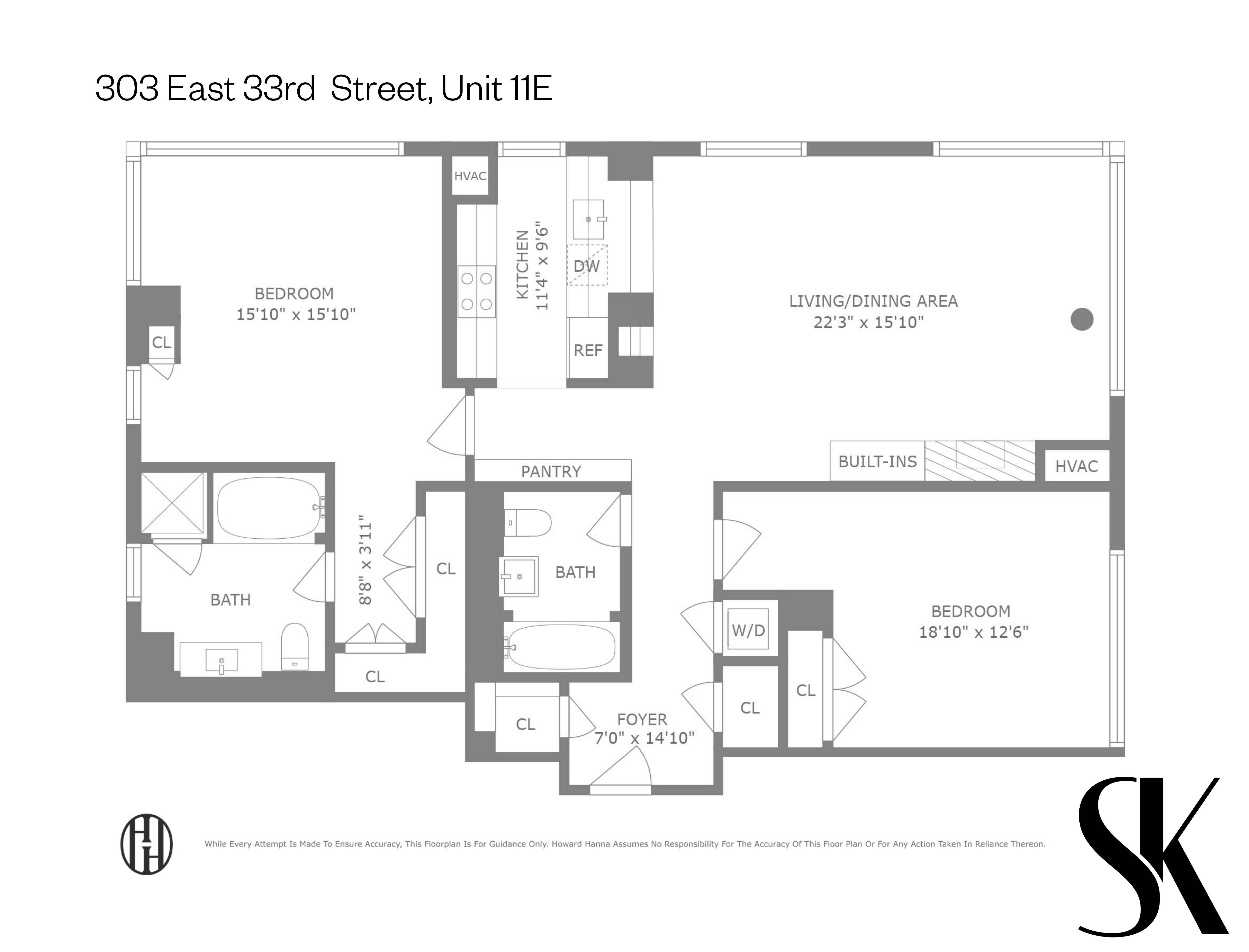 303 East 33rd Street 11E Kips Bay New York NY 10016