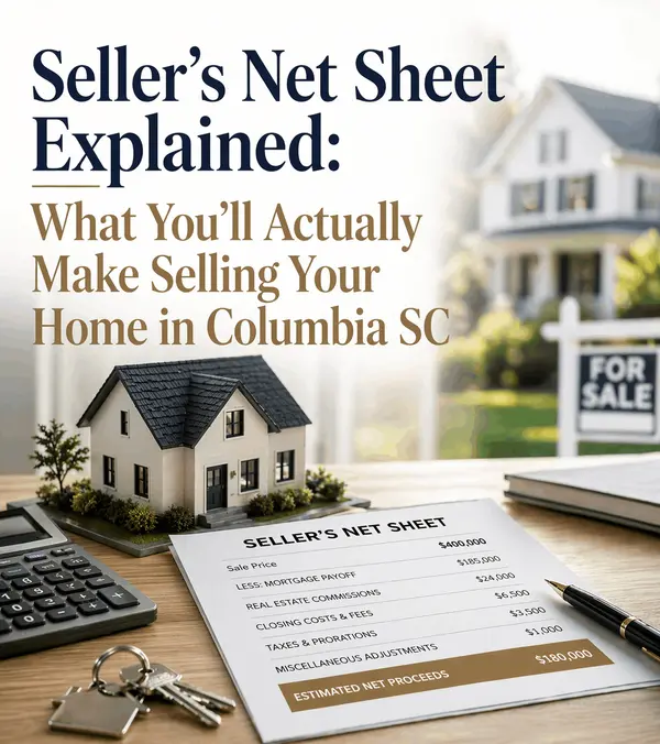 Seller’s Net Sheet Explained: What You’ll Actually Make Selling Your Home in Columbia SC