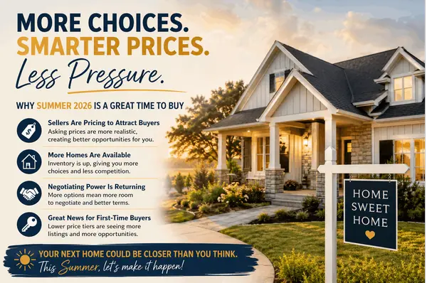More Choices, Less Pressure: Why Summer 2026 Could Be Your Best Time to Buy a Home