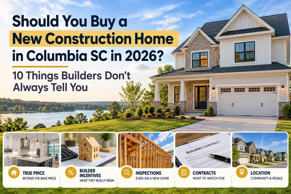 Should You Buy a New Construction Home in Columbia SC in 2026? 10 Things Builders Don't Always Tell You