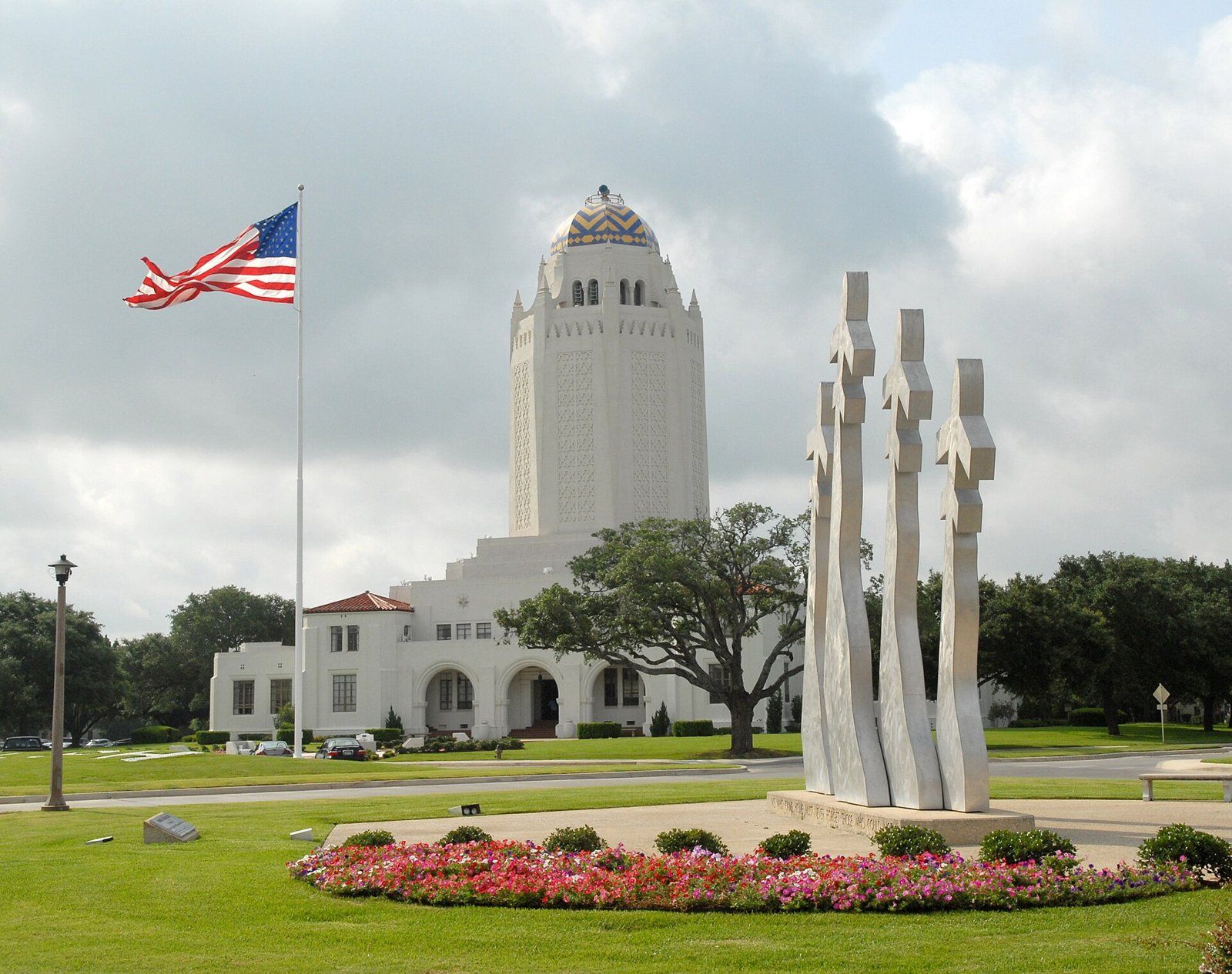 The Taj Mahal headquarters building at JBSA-Randolph near Cibolo and Schertz, TX