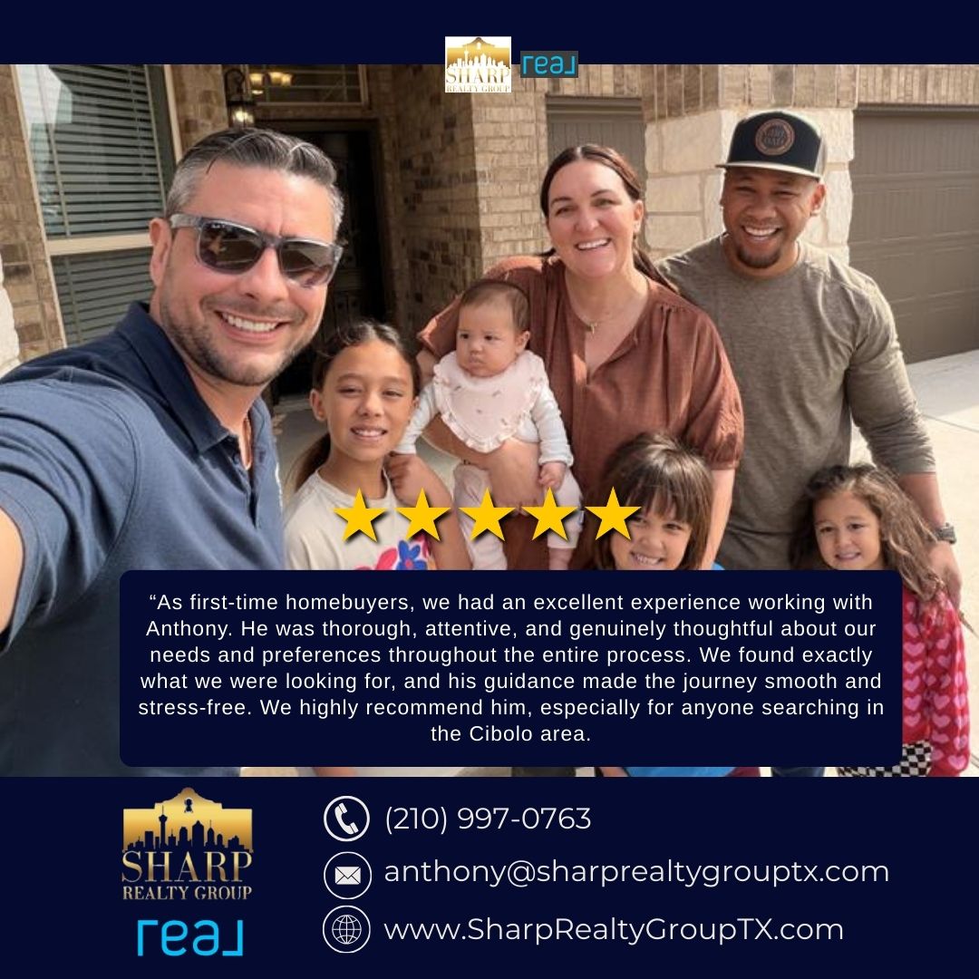 Anthony Sharp, Cibolo Realtor and USAF Veteran, assisting a military family with a PCS move.