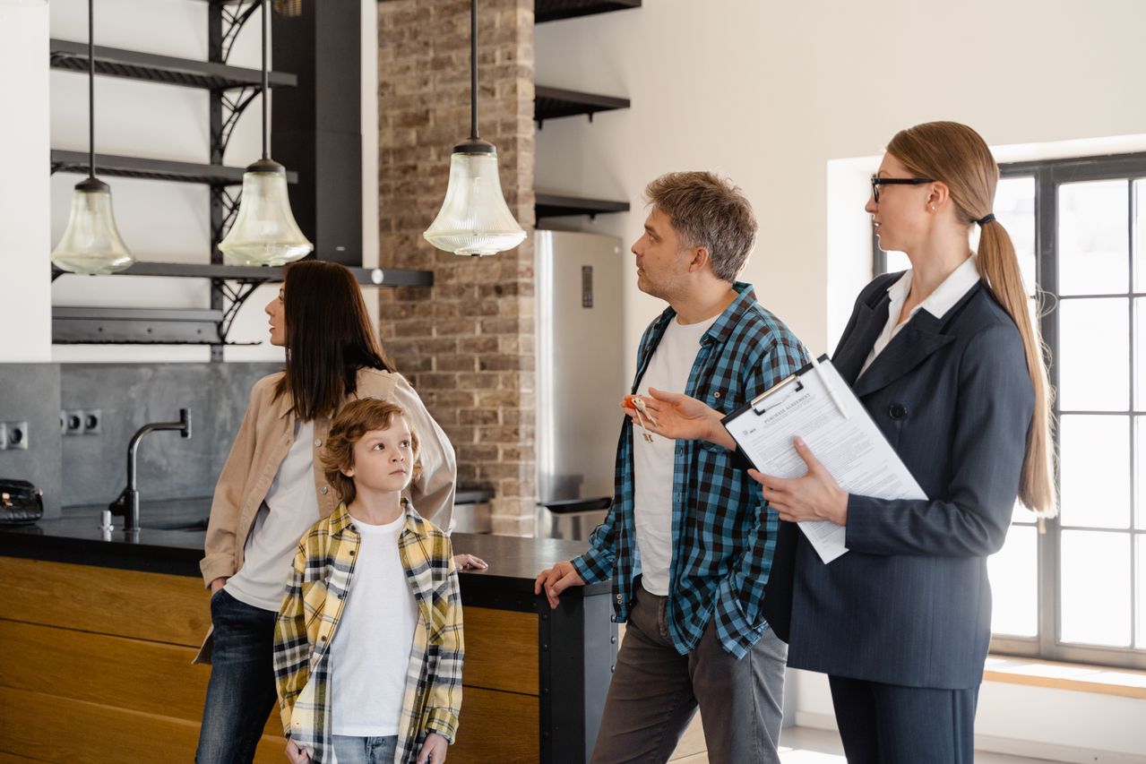Family buying a home before selling in the northeast San Antonio corridor