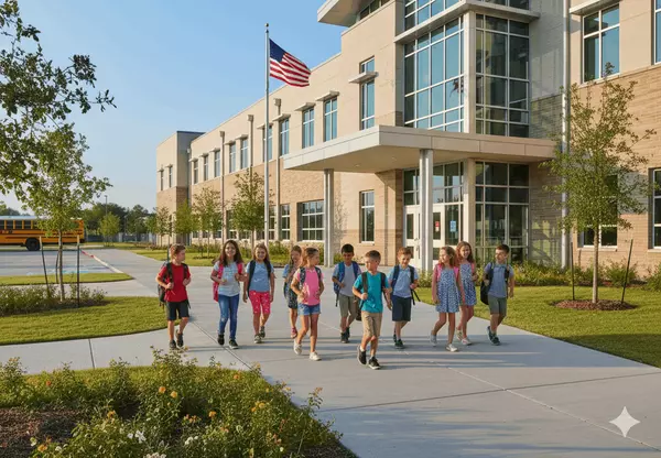 San Antonio school building representing top-rated school districts and quality education for families