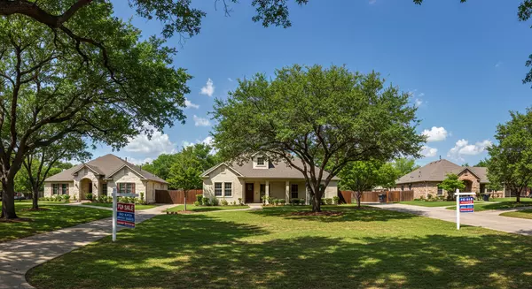 San Antonio real estate market showing diverse neighborhoods with homes for sale and tree-lined streets