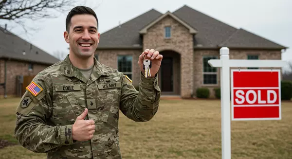 Military family purchasing home near Lackland AFB using VA loan benefits