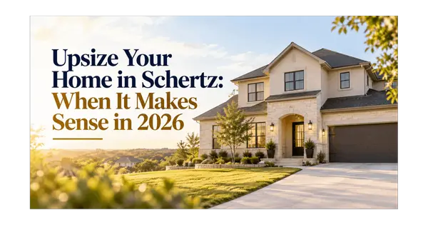 Upsize Your Home in Schertz: When It Makes Sense in 2026