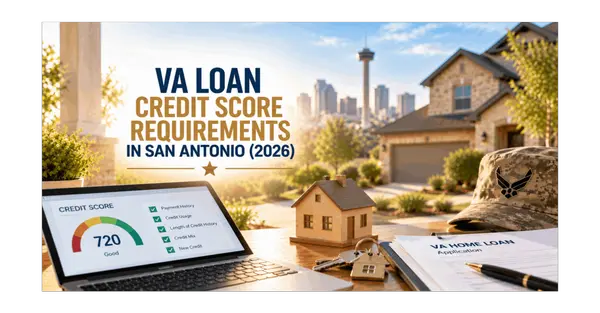 feature image of VA Loan Credit Score Requirements in San Antonio (2026)