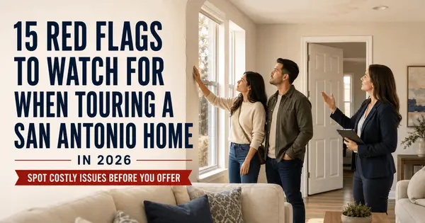 feature image of 15 Red Flags to Watch for When Touring a San Antonio Home in 2026