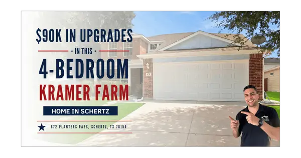$90,000 in Upgrades in This 4-Bedroom Kramer Farm Home in Schertz