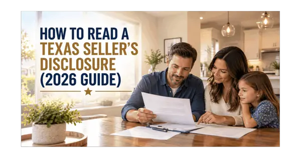 feature image of How to Read a Texas Seller's Disclosure (2026 Guide)