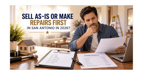 feature image of Sell As-Is or Make Repairs First in San Antonio in 2026?