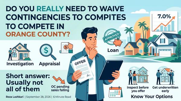Should You Waive Contingencies to Win an Offer in Orange County?