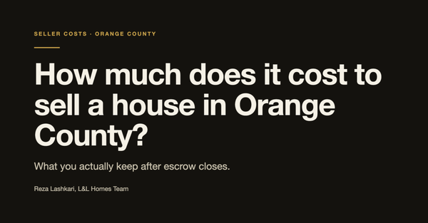 What Does It Cost to Sell a Home in Orange County in 2026?