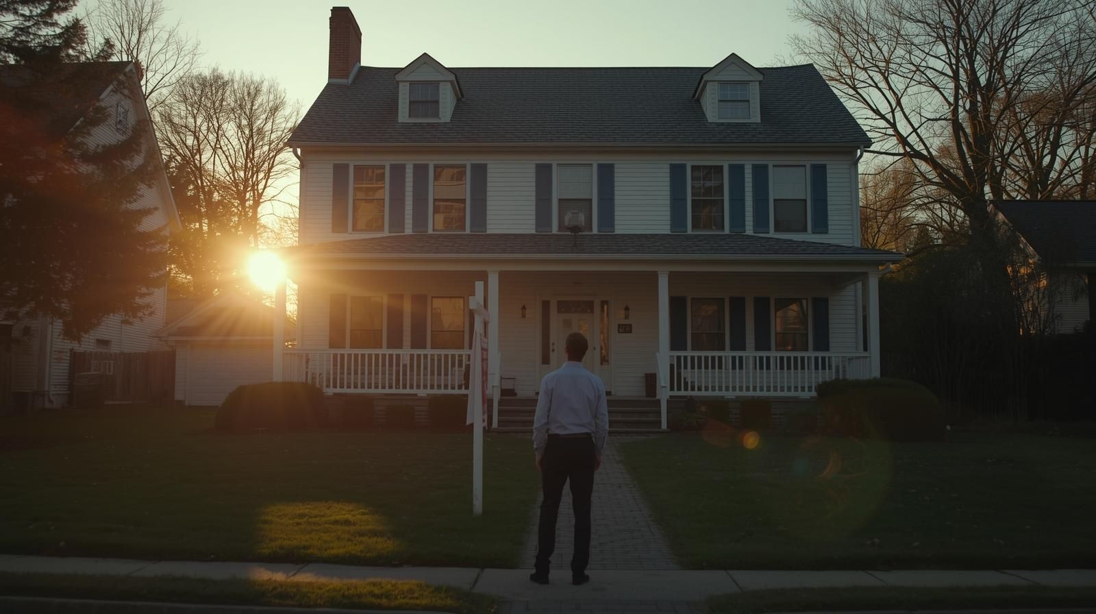 Golden-hour view of a Haledon NJ home with Coming Soon sign symbolizing the perfect timing to sell for maximum results.