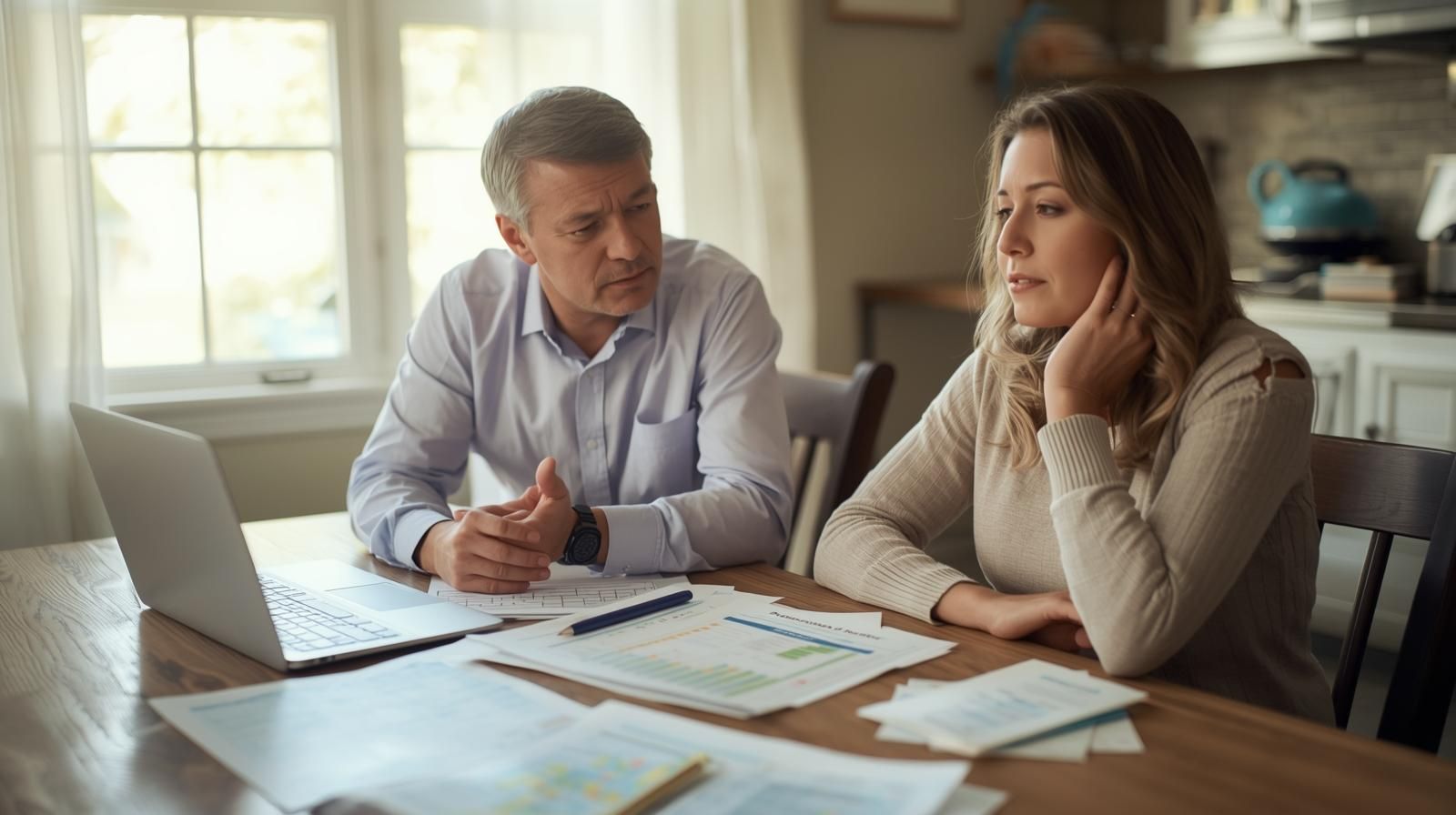 Haledon NJ homeowner reviewing short sale documents with AI-Certified Realtor Johnny Rodriguez during a consultation to avoid foreclosure.