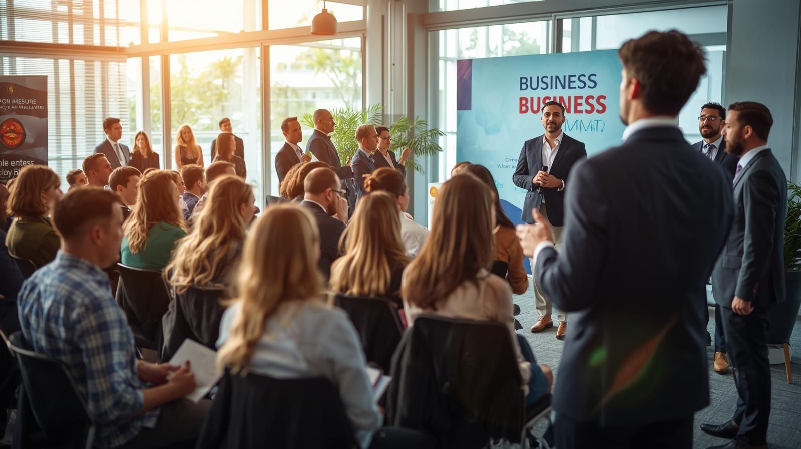 Professionals networking and learning at the NJ Small Business Summit 2025 in North Jersey.