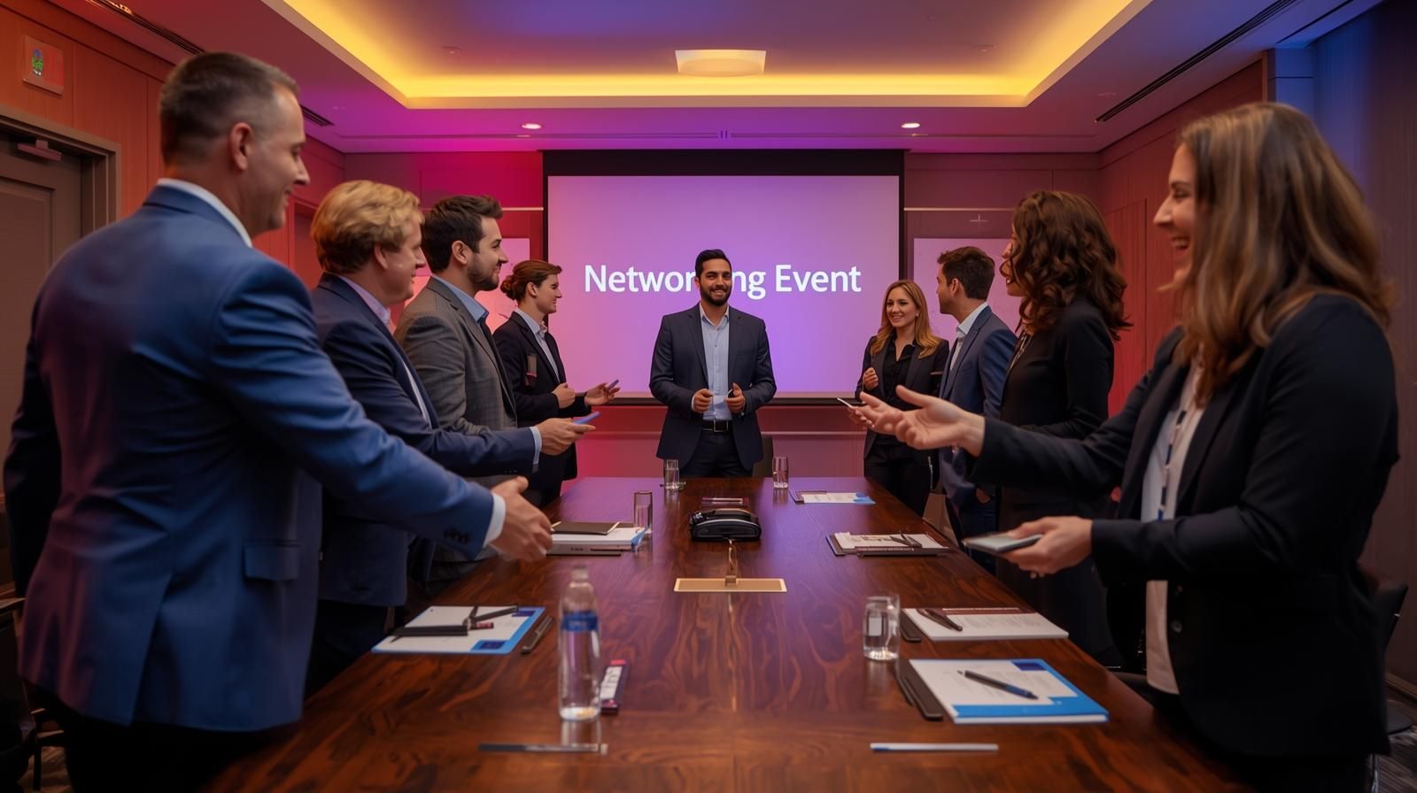 Smart real estate investors networking at a free North Jersey event.
