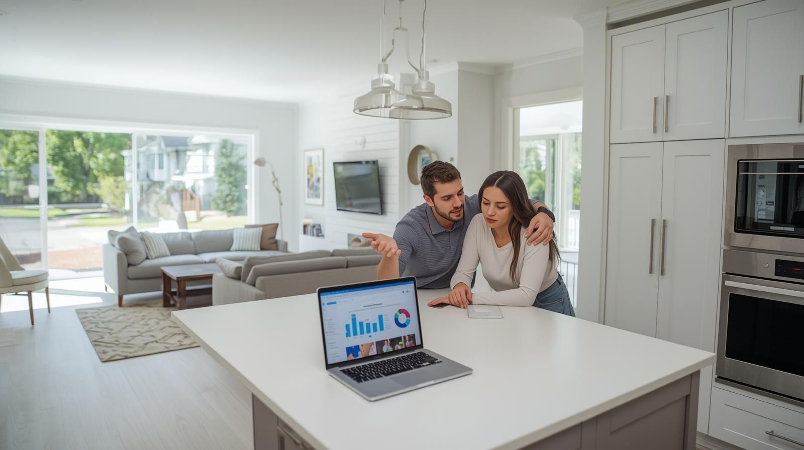 Prospect Park Borough real estate interior view showing modern renovated home as first-time buyers review market insights with local AI-certified Realtor Johnny Rodriguez.