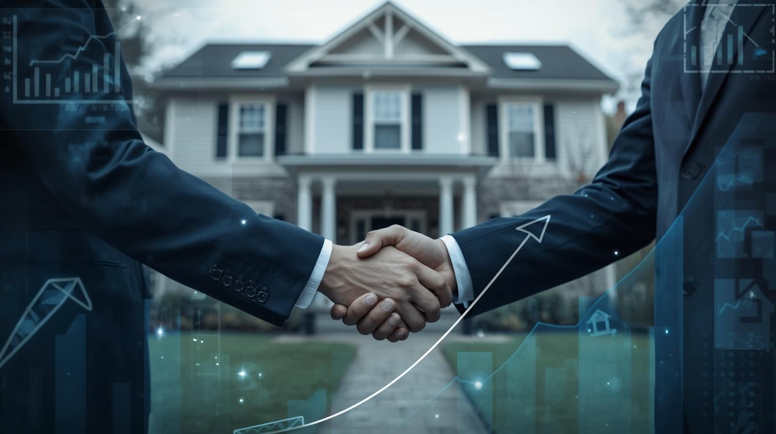 Realtor Johnny Rodriguez discussing investment opportunities in North Haledon probate properties with an investor, highlighting value and market growth.