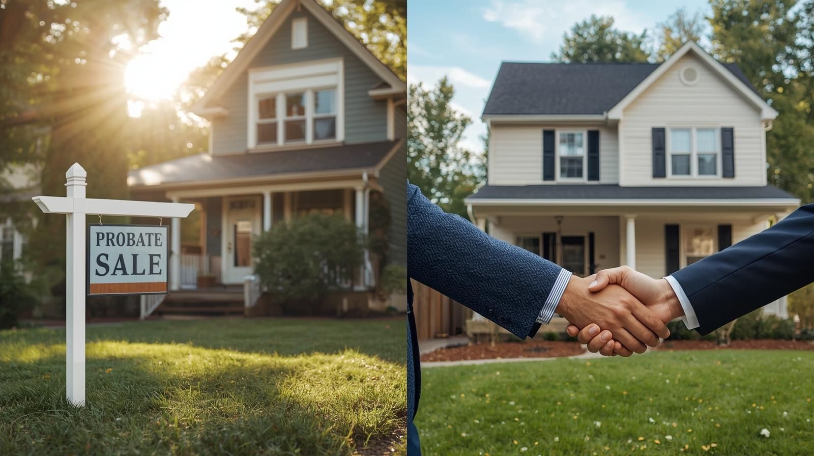 Realtor Johnny Rodriguez showcasing two real estate success stories in North Jersey — a probate sale in North Haledon and a traditional home sale in Clifton.