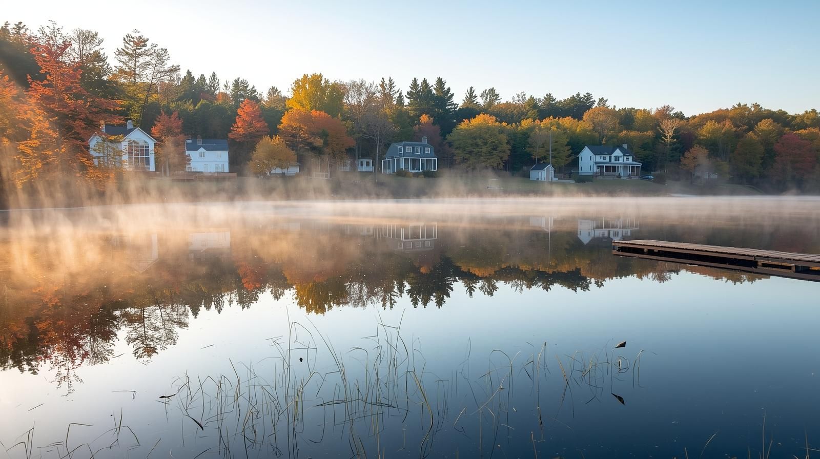 View of Cupsaw Lake in Wanaque NJ with nearby homes, reflecting the 2025 real estate market and selling home prices.