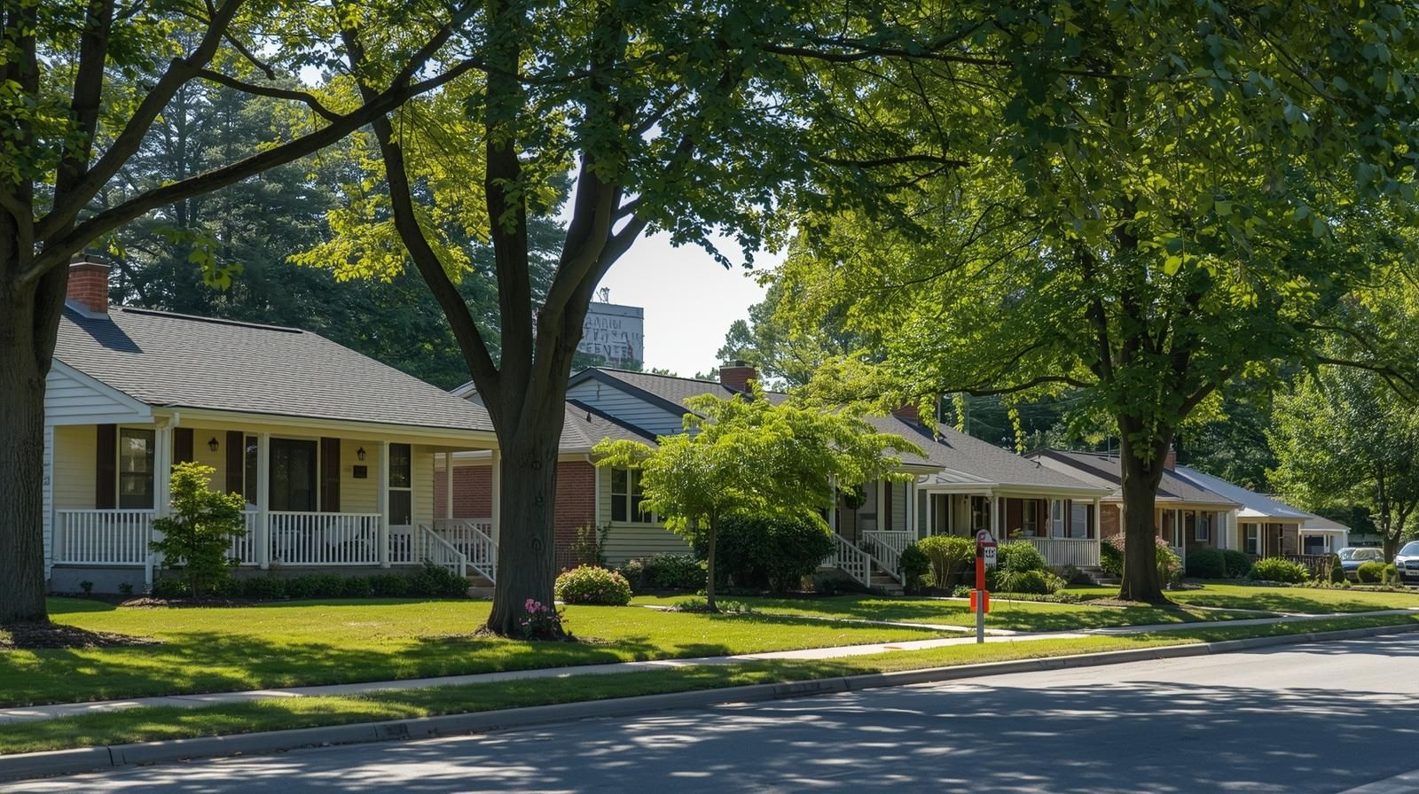 Classic ranch homes in East Paramus NJ near Garden State Plaza, highlighting convenient suburban living close to shopping and major highways.