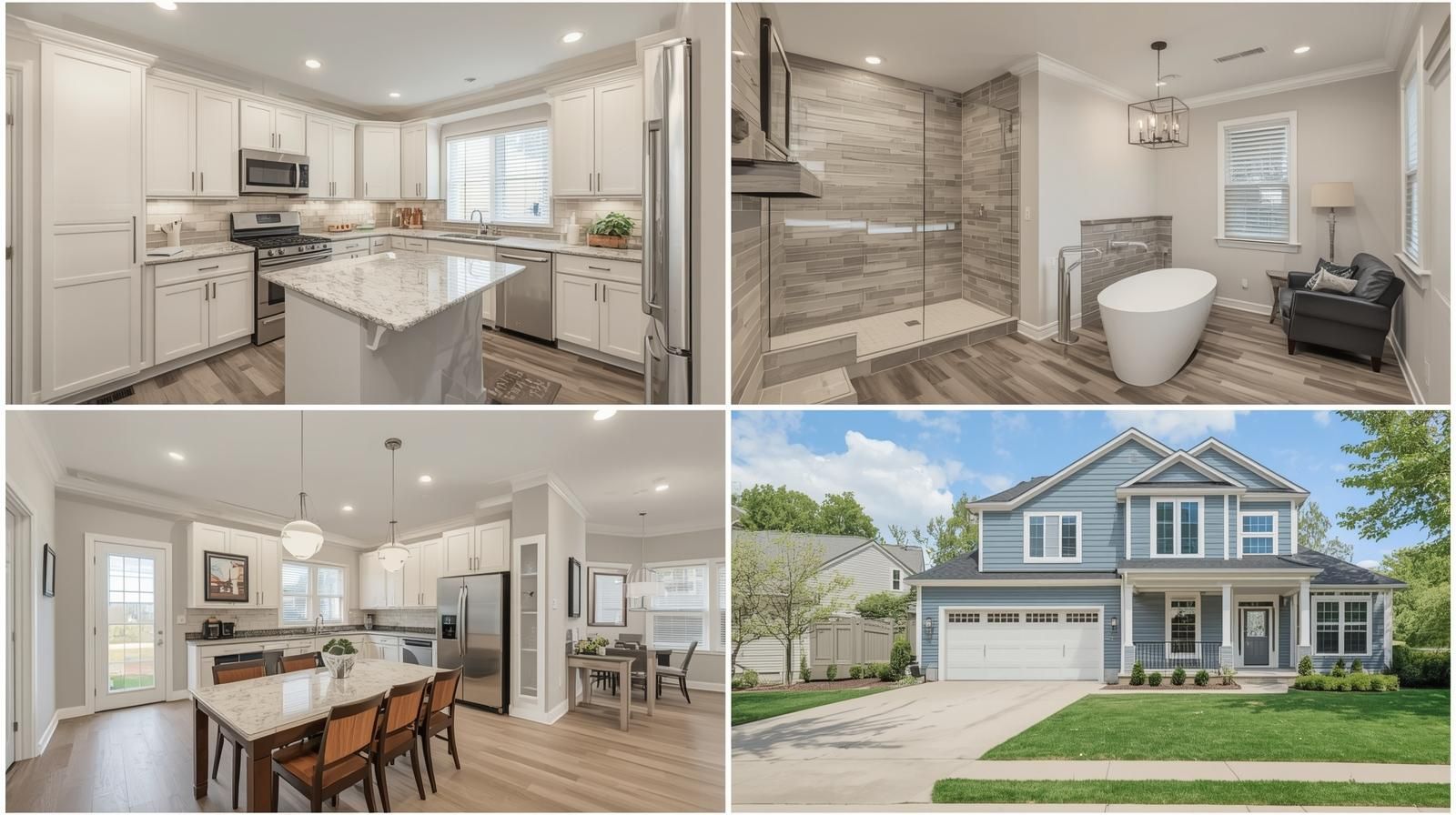 Modern move-in ready home interior in Woodland Park NJ with updated kitchen, renovated bathroom, and bright open layout showcasing turnkey quality