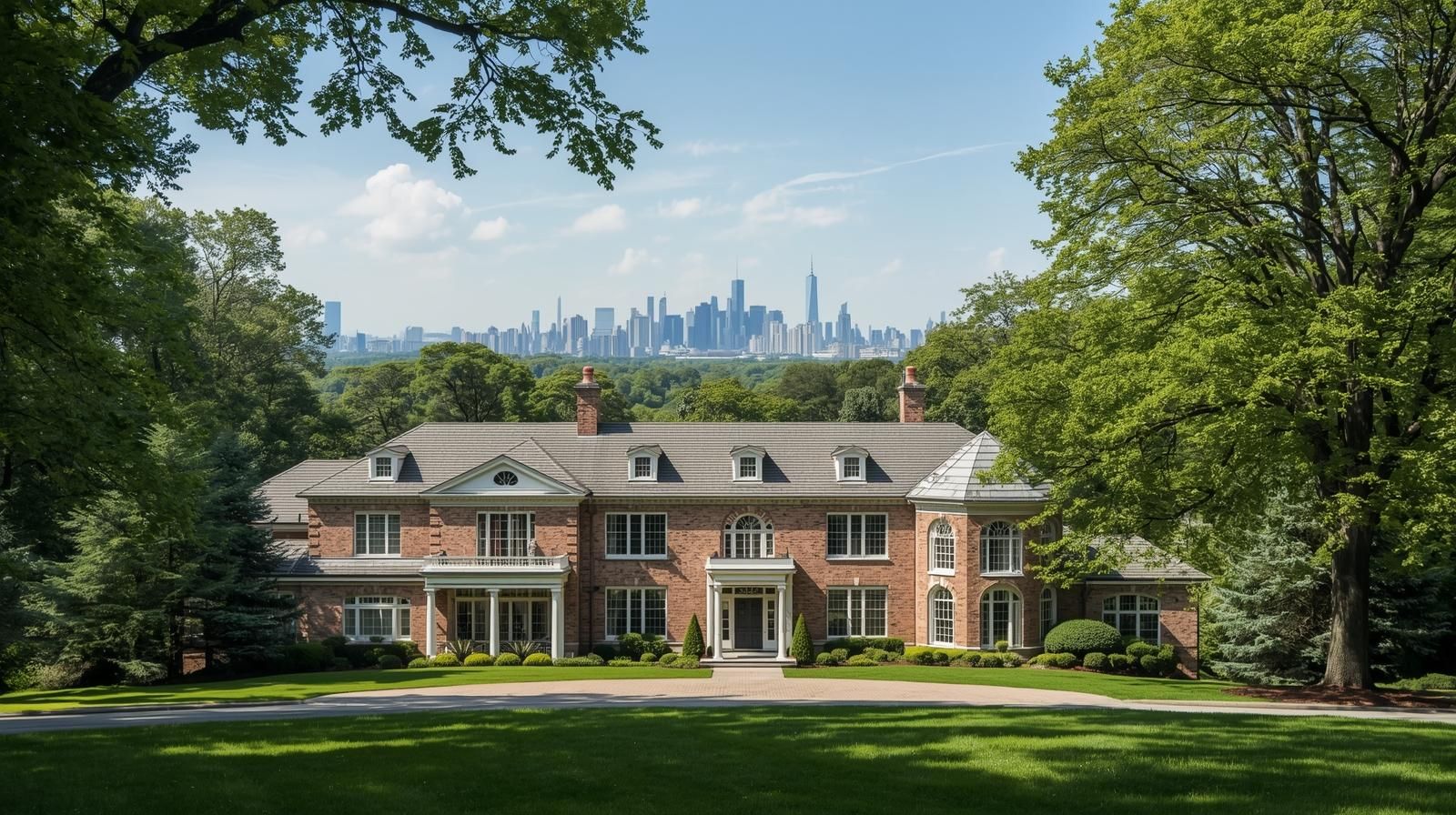 Luxury home in Woodland Park NJ showcasing modern architecture, spacious design, and suburban tranquility.