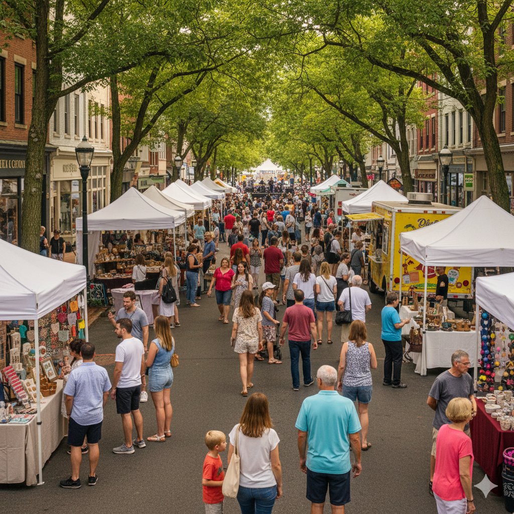 Things to do this weekend in Bergen County featuring a downtown street fair and community event