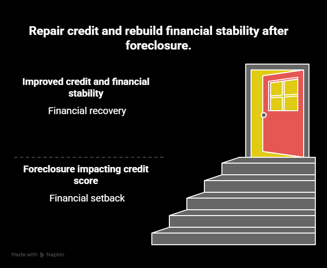 Steps to repair credit and rebuild financial stability after foreclosure in New Jersey