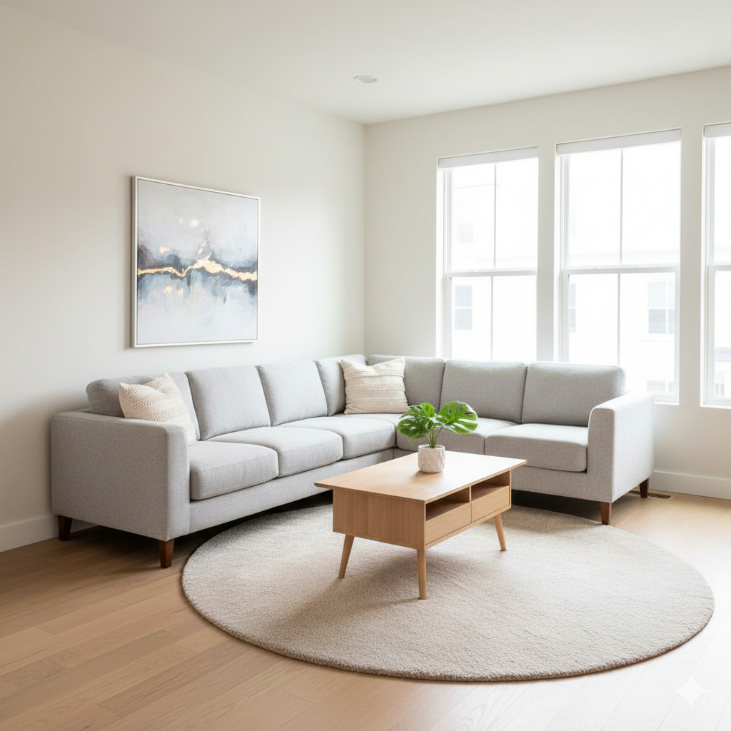 Professionally staged Bergen County home with neutral décor, natural light, and clean layout to attract buyers.