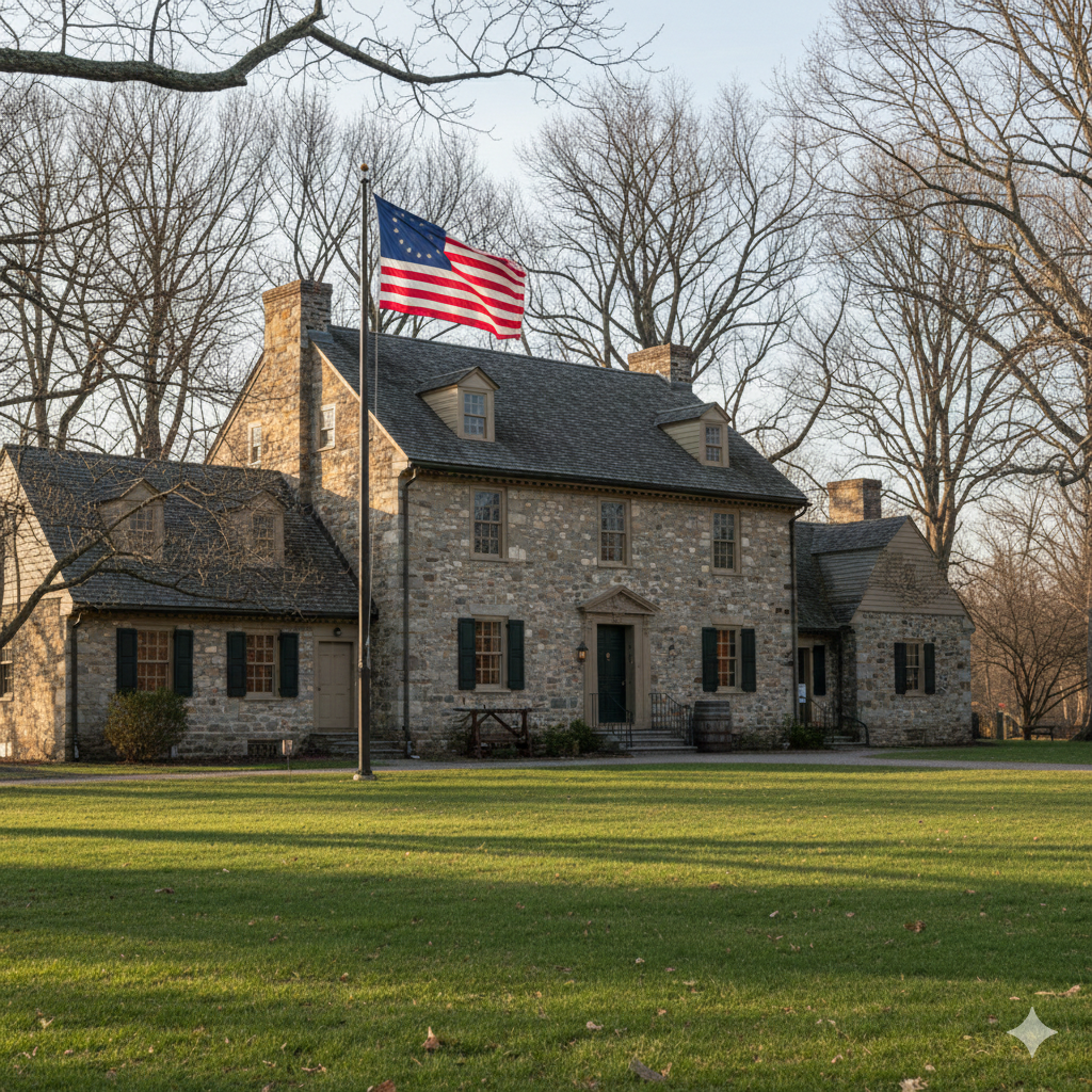 Dey Mansion in Wayne NJ, Washington’s headquarters and a featured site for America 250 Revolutionary War events in Passaic County