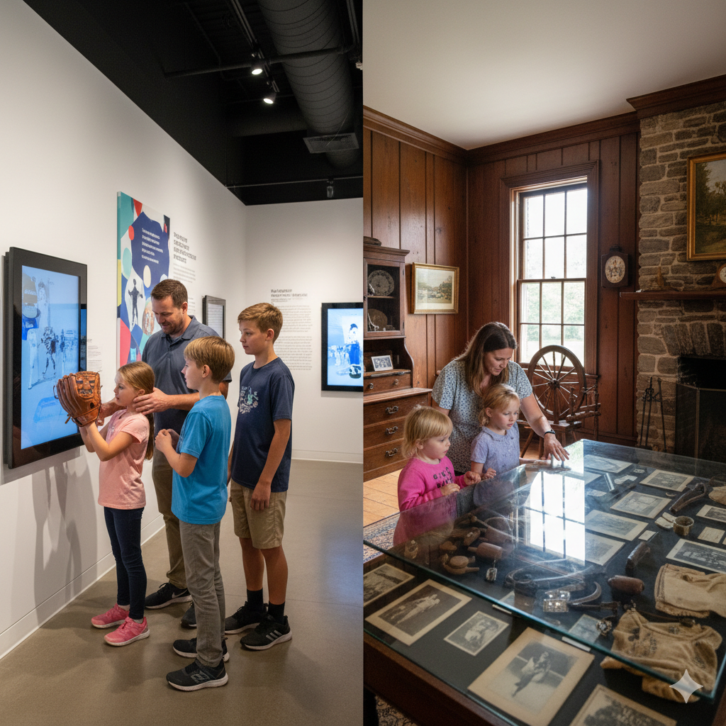 Family-friendly museums in Passaic County NJ featuring interactive exhibits and educational activities for kids and adults