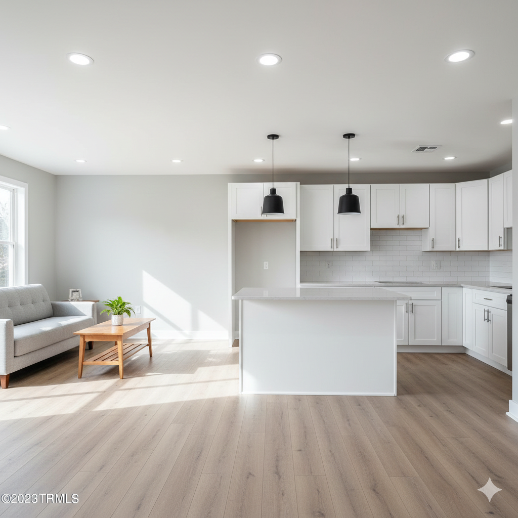 Move-in-ready South Hackensack home interior showing clean kitchen, neutral finishes, and functional layout buyers value