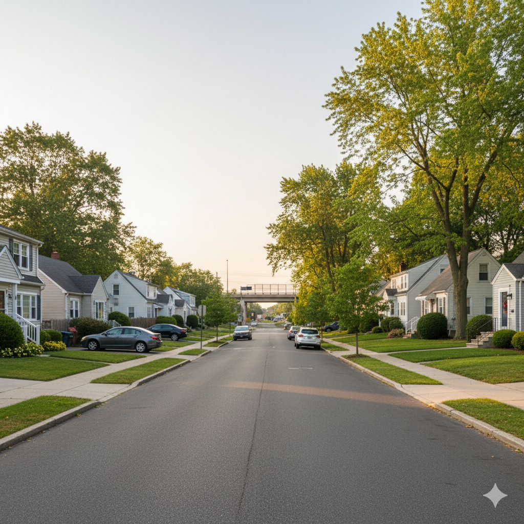 South Hackensack NJ neighborhood showing balanced market cycle and commuter-friendly residential environment