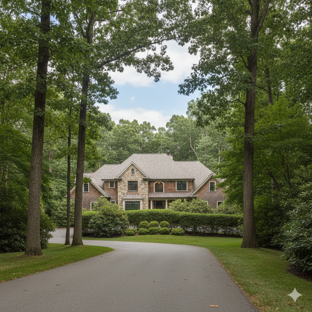Private luxury home in Franklin Lakes NJ symbolizing short sale privacy and dignity