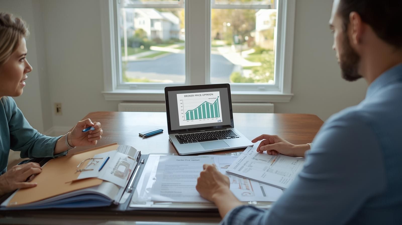 Real estate consultation in Clifton NJ reviewing Broker Price Opinion and short sale documents during 5 step short sale process 2026