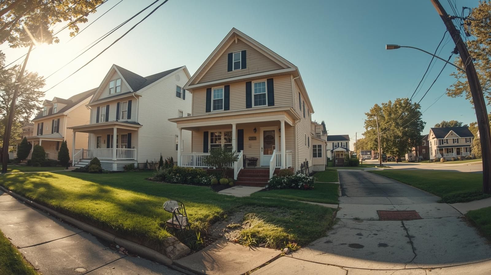 Well-maintained multi-family homes on a quiet suburban street representing the most affordable towns in Passaic County NJ, ideal for first-time buyers and real estate investors seeking value and commuter access.