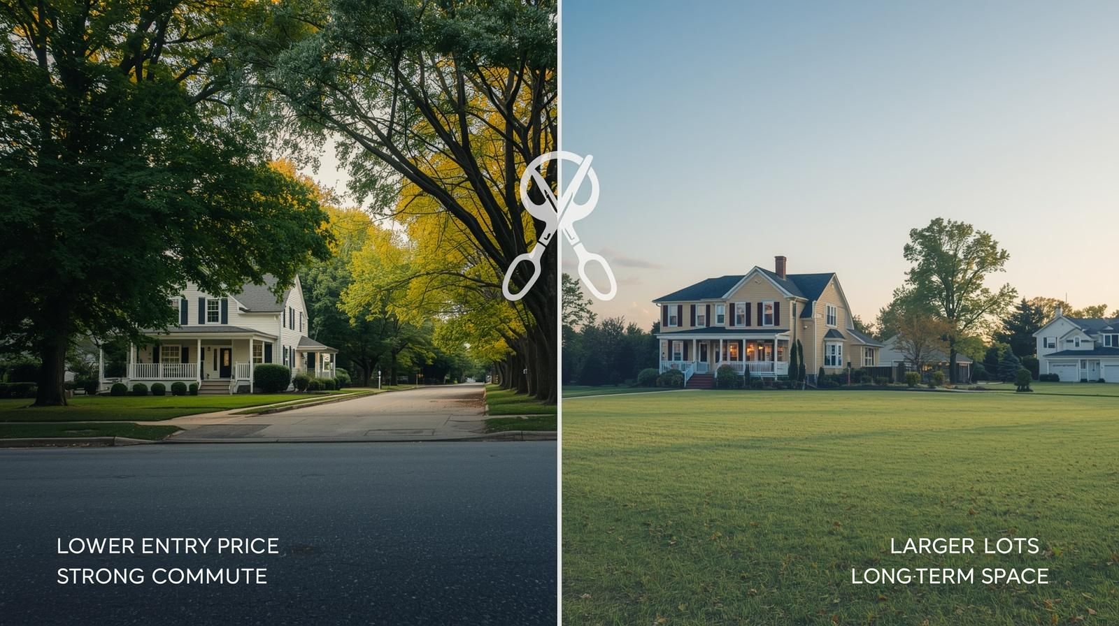 Cost of living comparison North Jersey showing Clifton NJ two-family homes vs Wayne NJ larger suburban single-family homes