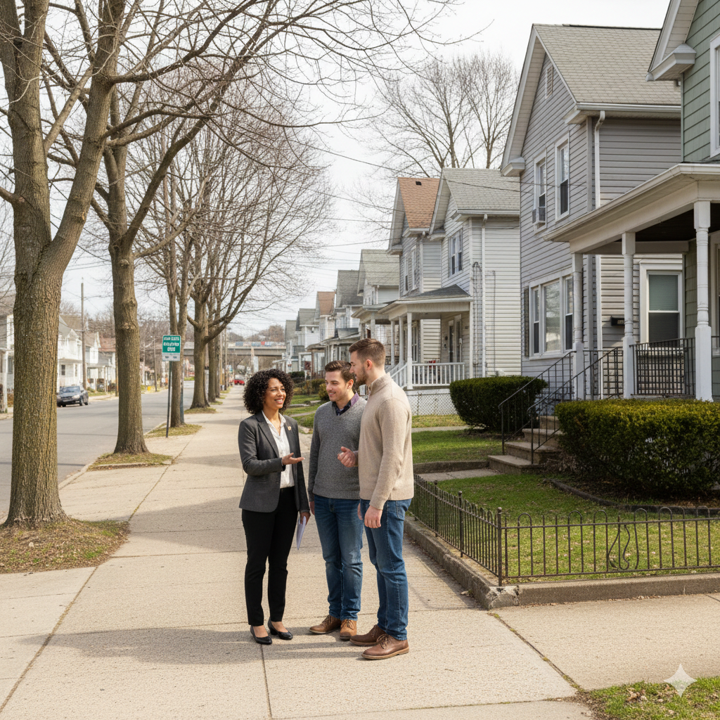 Affordable towns in Bergen County NJ showing value-focused neighborhoods and commuter access