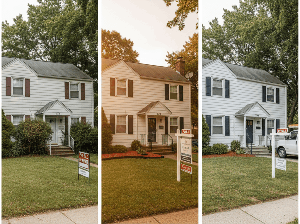 Comparison of three ways to sell inherited property in New Jersey, showing as-is cash sale, traditional real estate listing, and hybrid sale options after probate authority is granted.