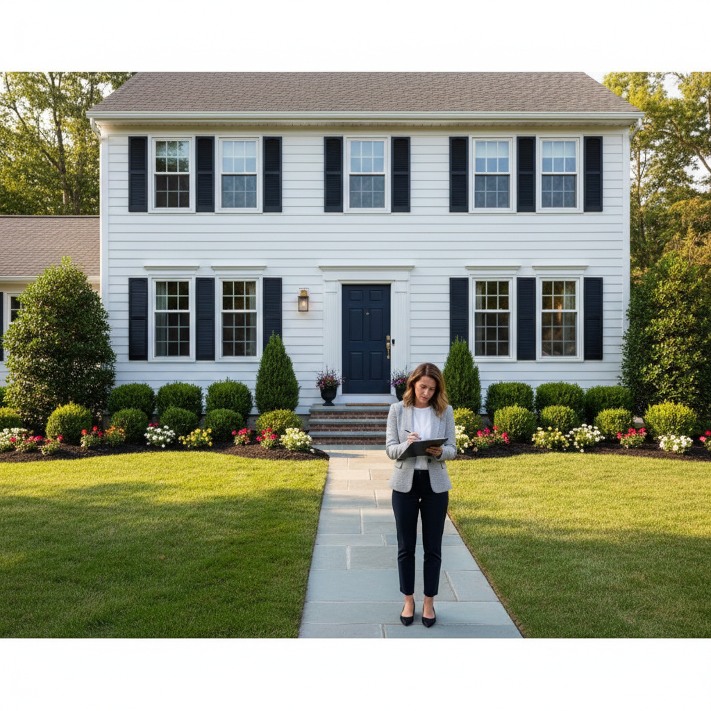 Well-maintained North Jersey home with clean curb appeal and simple cosmetic updates, showing smart pre-sale preparation that helps homeowners sell their house fast without unnecessary renovations.