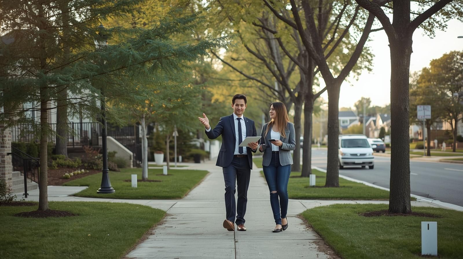 Johnny Rodriguez real estate helping first-time home buyers explore Fort Lee NJ properties with expert Bergen County home buying guidance