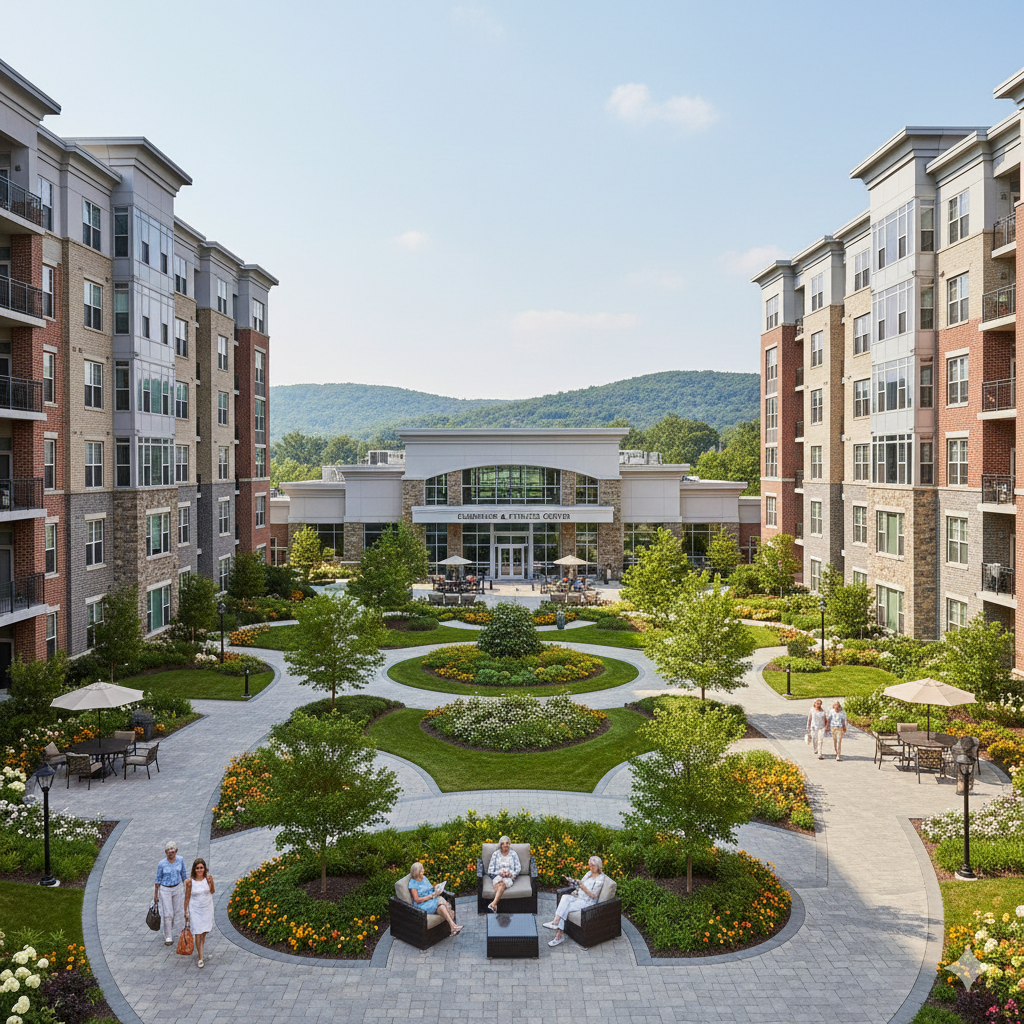 Luxury 55+ community in Passaic County near Woodland Park and Wayne