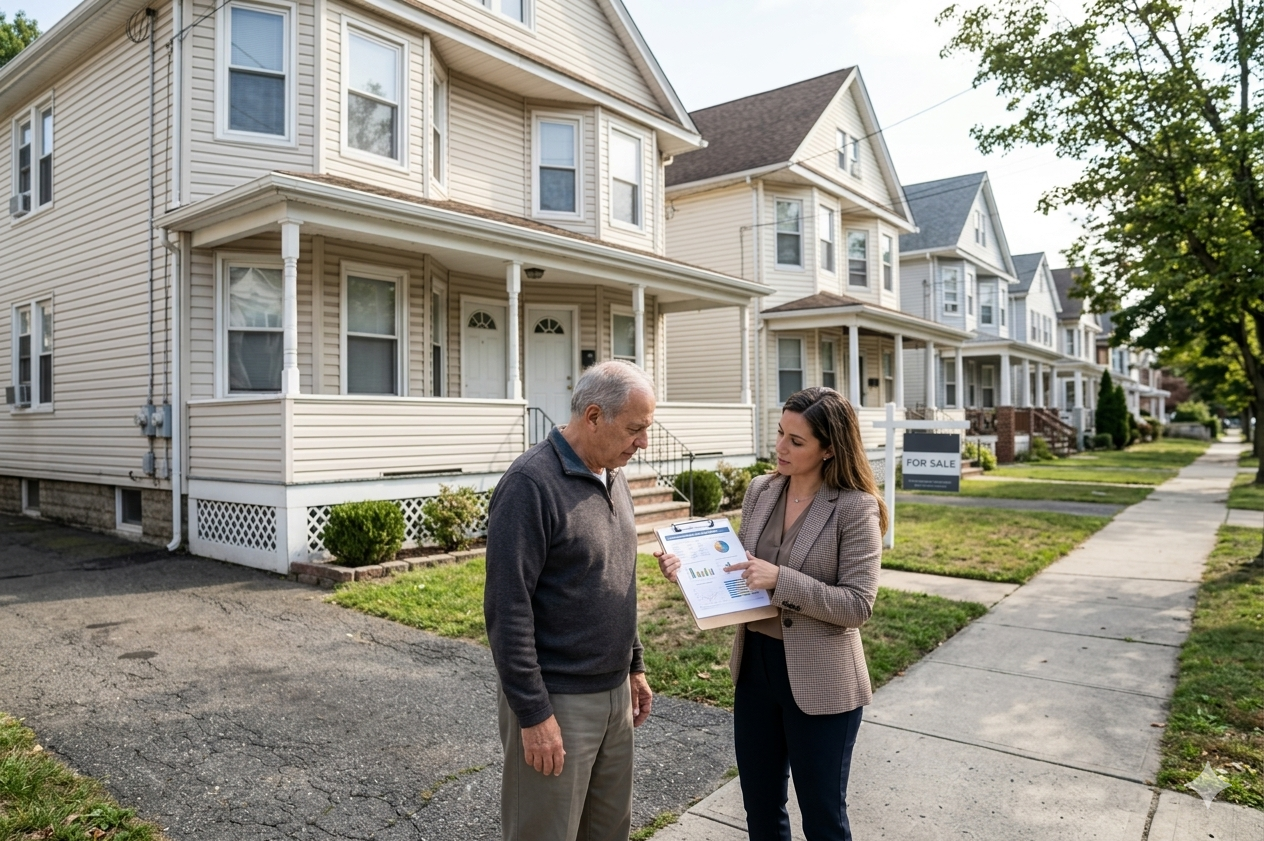 Comparative market analysis for pricing an inherited home in Prospect Park NJ